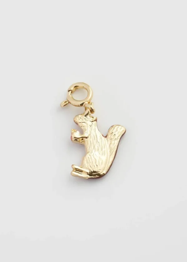 Fable England Cheeky Squirrel Charm Brown