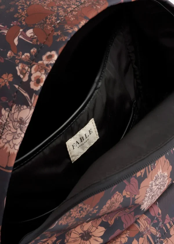 Fable England Deco Blooms Backpack Black