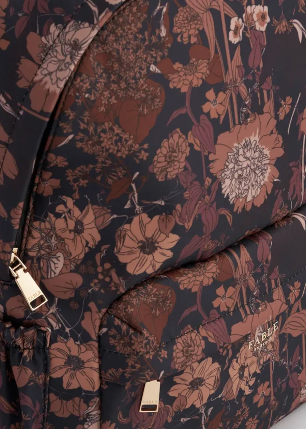 Fable England Deco Blooms Backpack Black