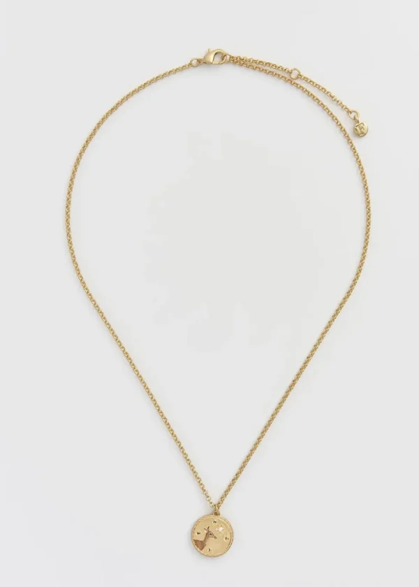 Fable England Deer Spirit Guide Necklace Gold