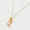 Fable England Dormouse Enamel Necklace