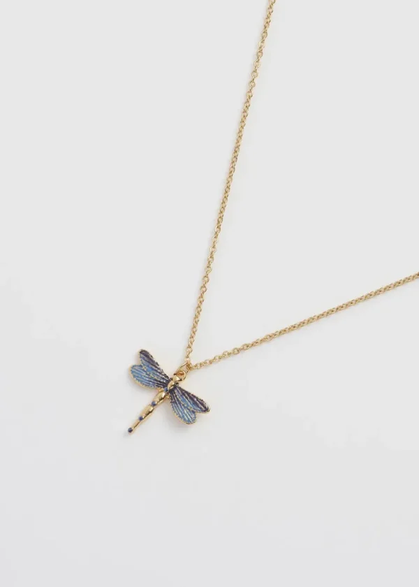 Fable England Dragonfly Crystal Necklace