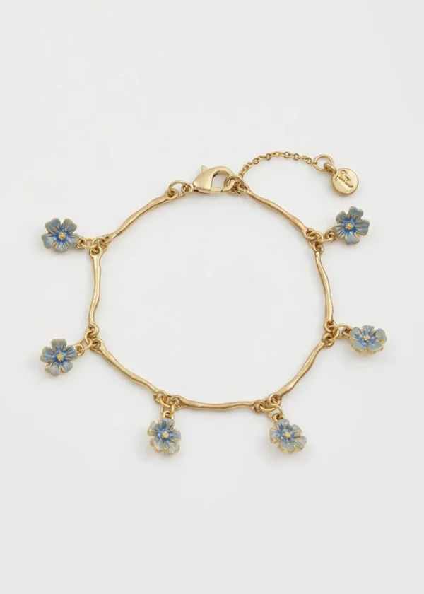 Fable England Forget-Me-Not Armband Blue