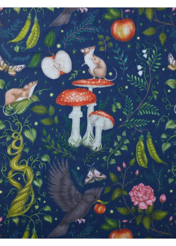 Fable England Into The Woods Scarf Blue