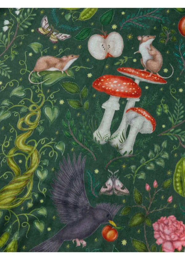 Fable England Into The Woods Scarf Green