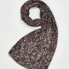 Fable England Magical Mushroom Lightweight Scarf Black