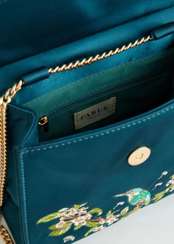 Fable England Morning Song Kingfisher Bag Teal