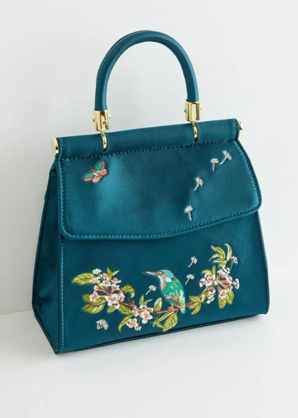 Fable England Morning Song Kingfisher Bag Teal