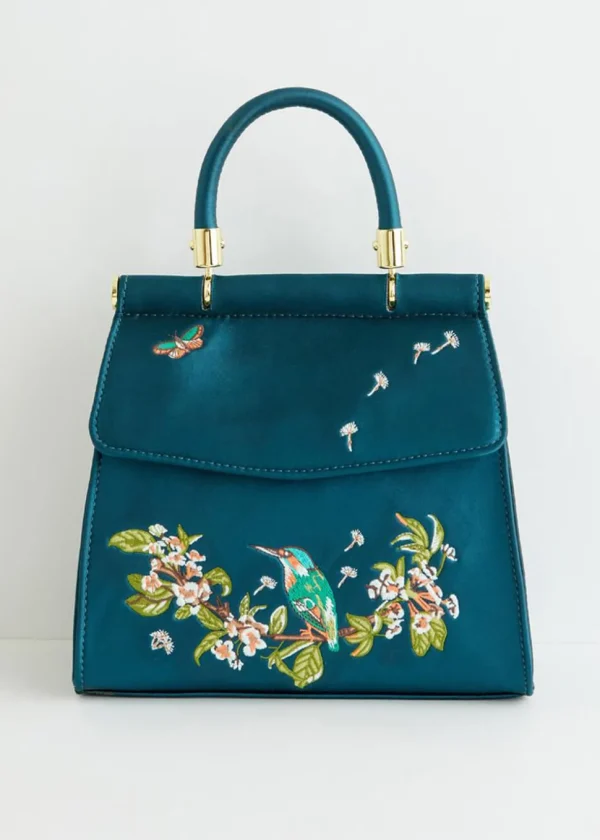 Fable England Morning Song Kingfisher Bag Teal