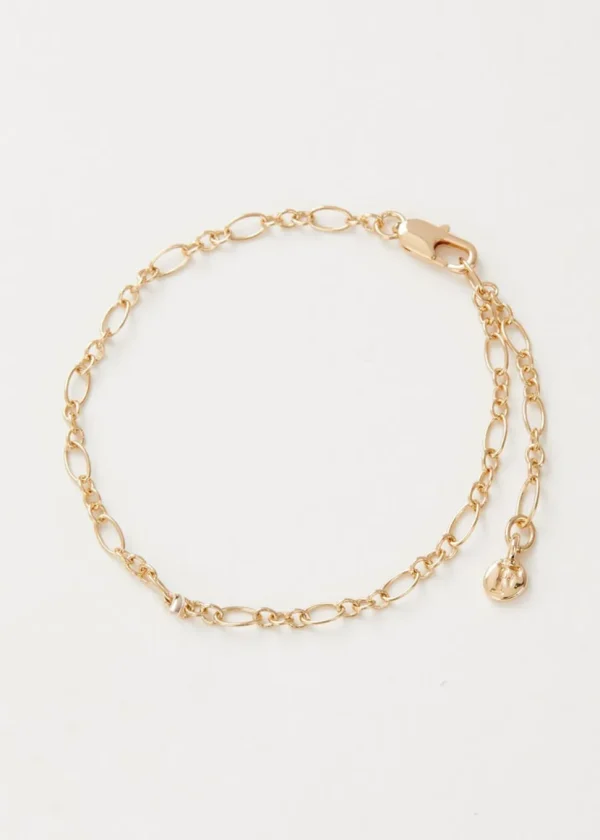 Fable England Oval Figaro Chain Bracelet for Charms