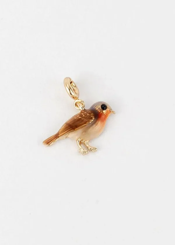 Fable England Robin Enamel Charm