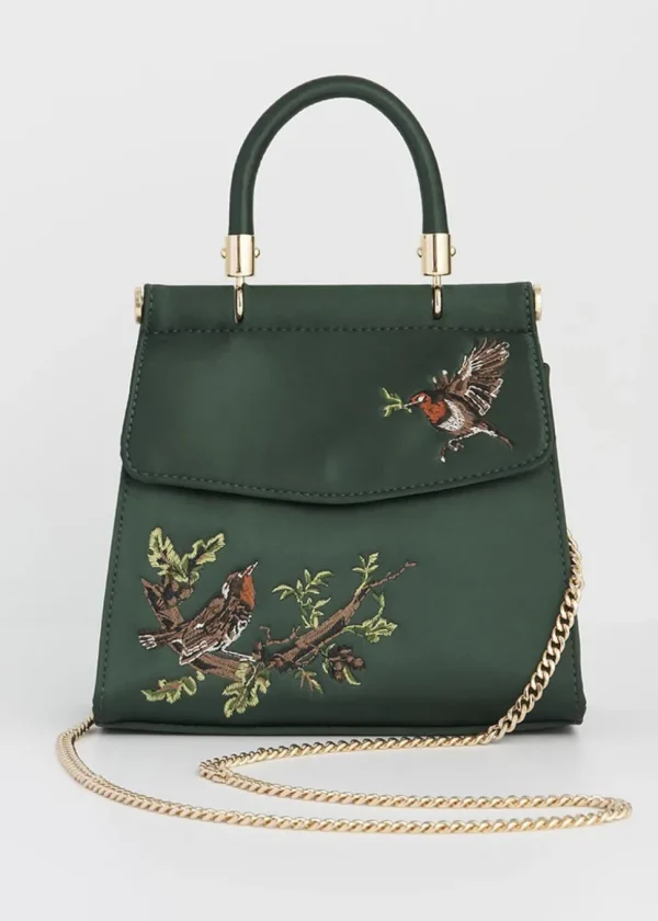 Fable England Robin Love Bag Green