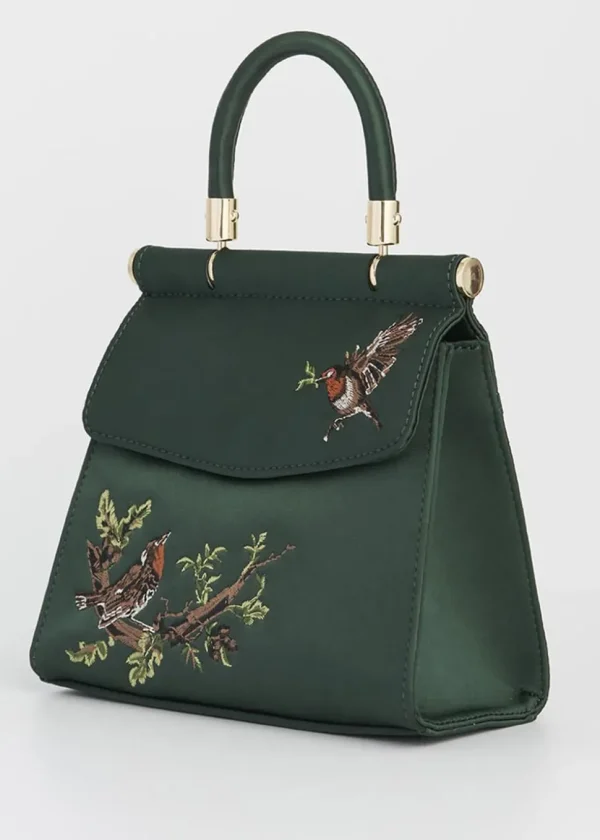 Fable England Robin Love Bag Green