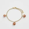 Fable England Rose Bud Bracelet Pink