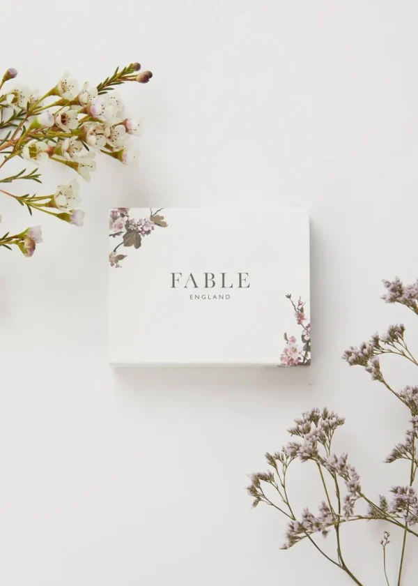 Fable England Rose Bud Bracelet Pink
