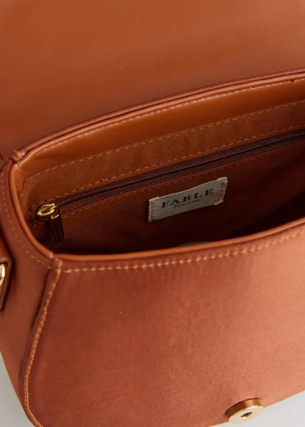 Fable England Sleepy Fawn Saddle Bag Brown
