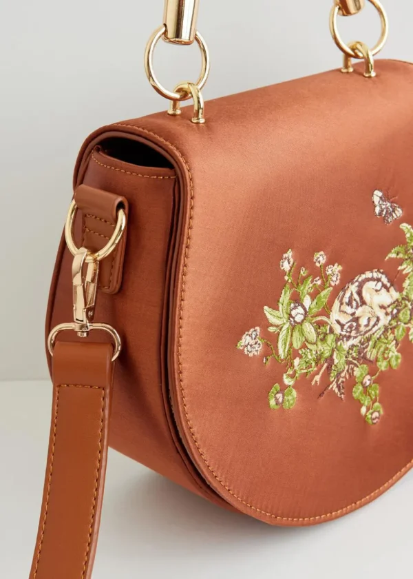 Fable England Sleepy Fawn Saddle Bag Brown