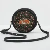 Fable England Sleepy Fox Shoulderbag Black