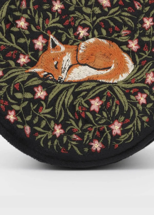 Fable England Sleepy Fox Shoulderbag Black