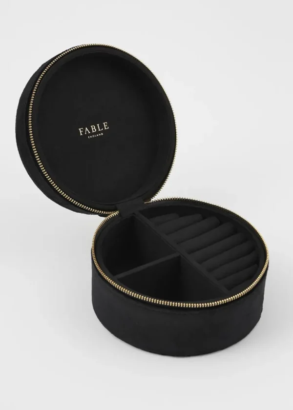 Fable England Sleepy Fox Jewellerybox Black