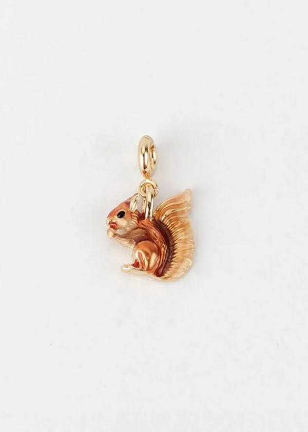 Fable England Squirrel Enamel Charm