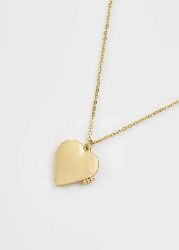 Fable England Swallow Locket Necklace