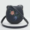 Fable England Swooping Swallows Saddle Bag Navy