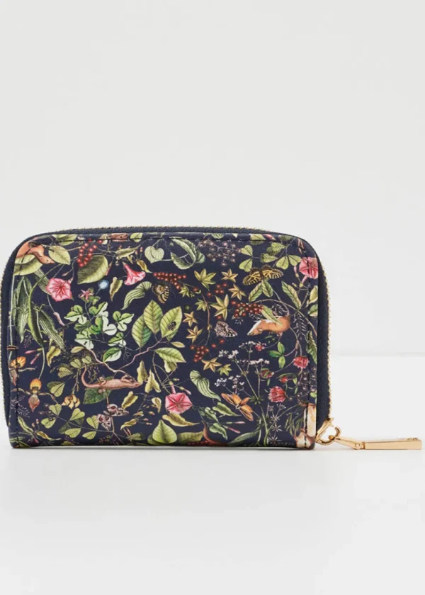 Fable England Wolf Garden Wallet Navy