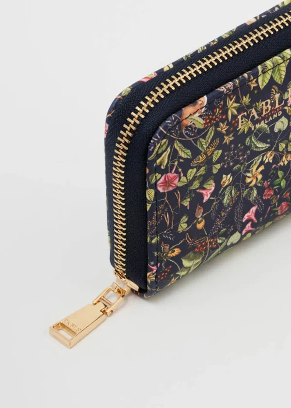 Fable England Wolf Garden Wallet Navy