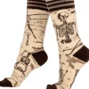 FootClothes Antique Medical Socks Beige