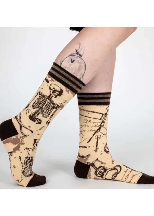 FootClothes Antique Medical Socks Beige