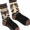 FootClothes Death's Head Hawkmoth Sokken Zwart