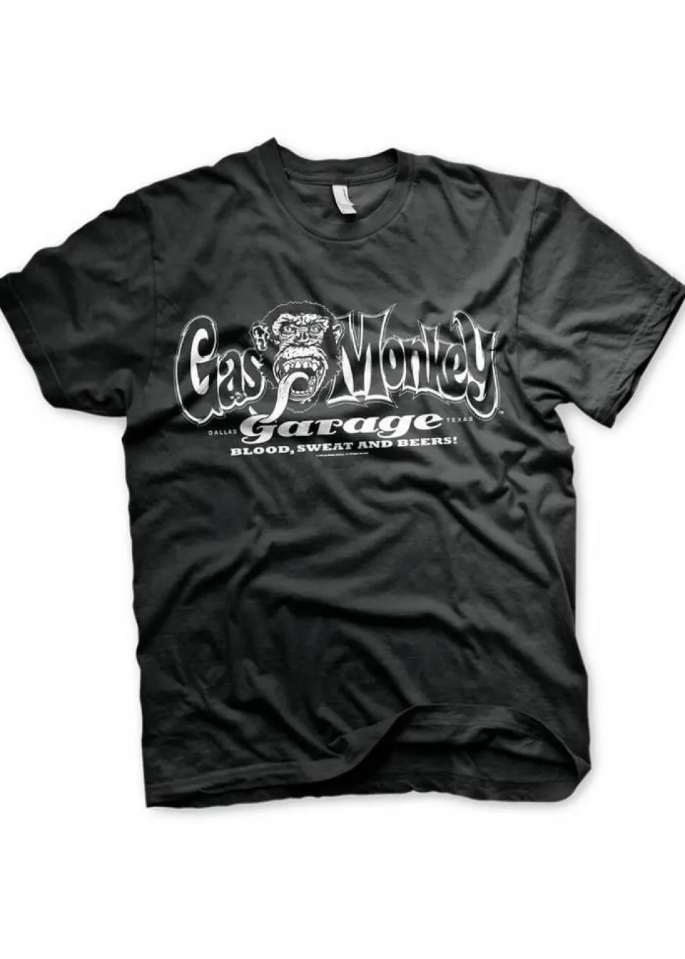 gas_monkey_garage_mens_wh_0.webp Gas Monkey Garage Men's White Logo T-Shirt Black