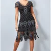 Gatsbylady Amelia Peacock 20's Flapper Dress