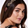 Gatsbylady Eliza 20's Flapper Headband Black Gold
