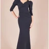 Goddiva Claudia Maxi Dress Black