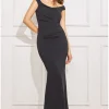 Goddiva Zelda Maxi Dress Black