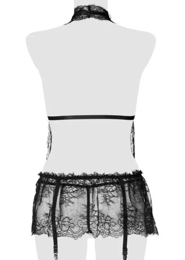 Gray Velvet Hannah Lace Set Black