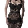 Gray Velvet Tess Lace Set Black