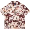 Guide London Mens Cranes Shirt Brown