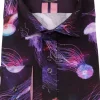 Guide London Mens Jellyfish Shirt Black