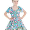 Hearts & Roses Kids Funky Flamingo Dress
