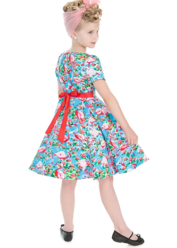 Hearts & Roses Kids Funky Flamingo Dress