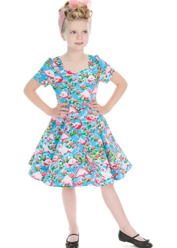 Hearts & Roses Kids Funky Flamingo Dress