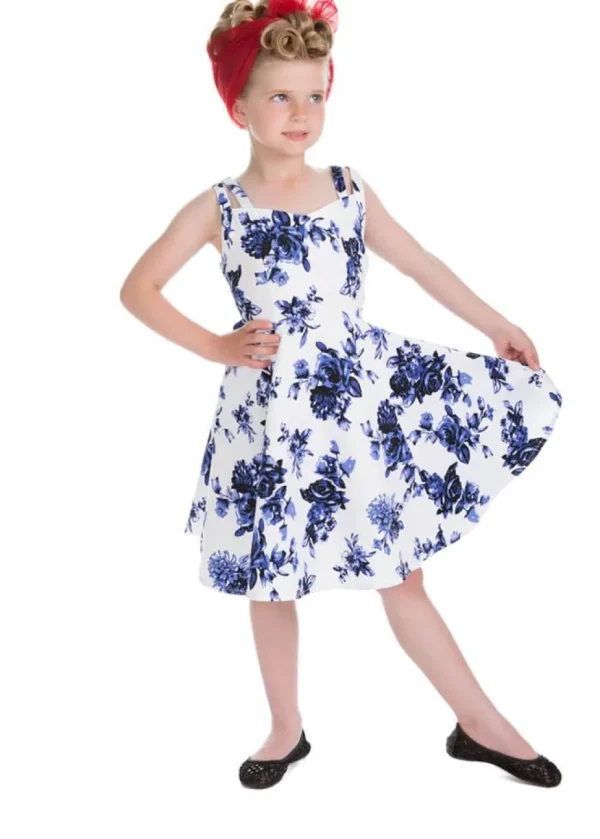 Hearts & Roses Kids Rosanne 50's Swing Dress White