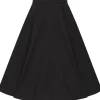 Hell Bunny Abi 50's Swing Skirt Black