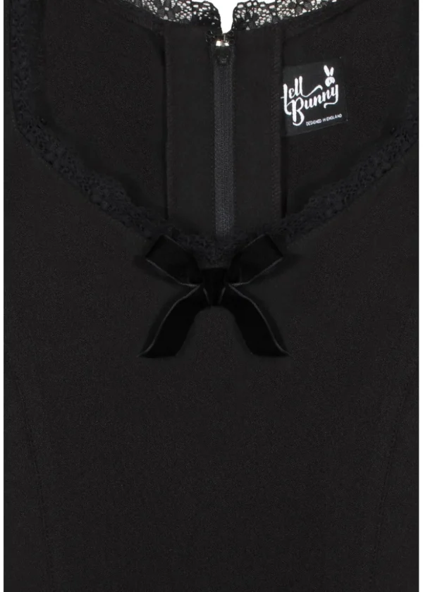Hell Bunny Annette 60's Swing Dress Black
