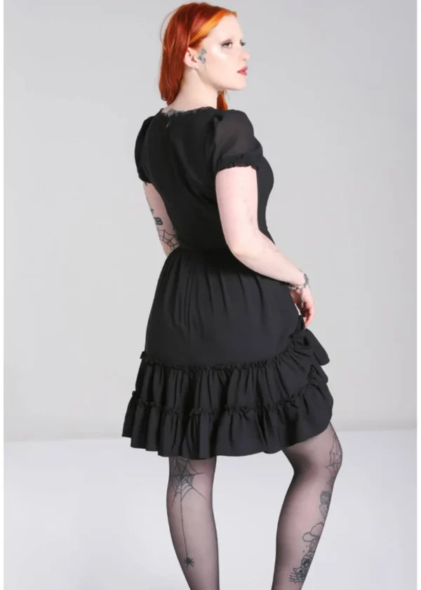 Hell Bunny Annette 60's Swing Dress Black
