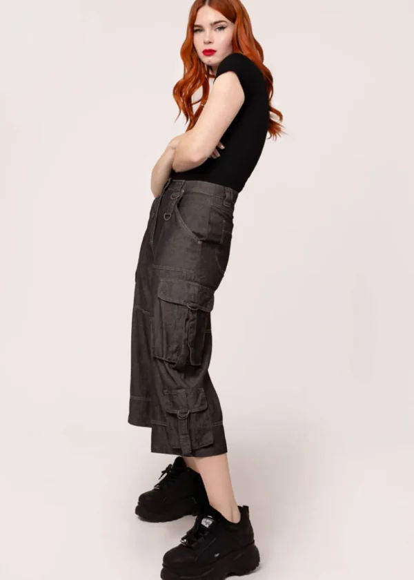 Hell Bunny Ash Jeans Gray