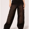 Hell Bunny Cameron Jeans Brown